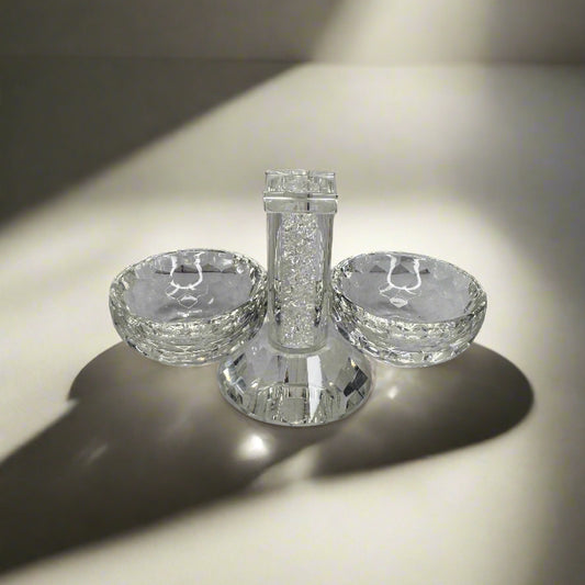 Crystal Salt & pepper Holders
