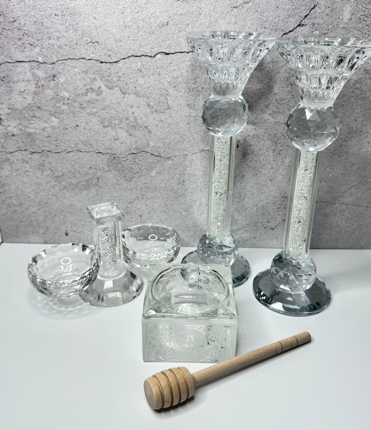 Rosh Hashana crystal set